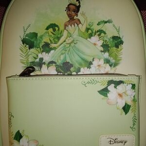 Princess Tiana Green Loungefly Backpack NWT